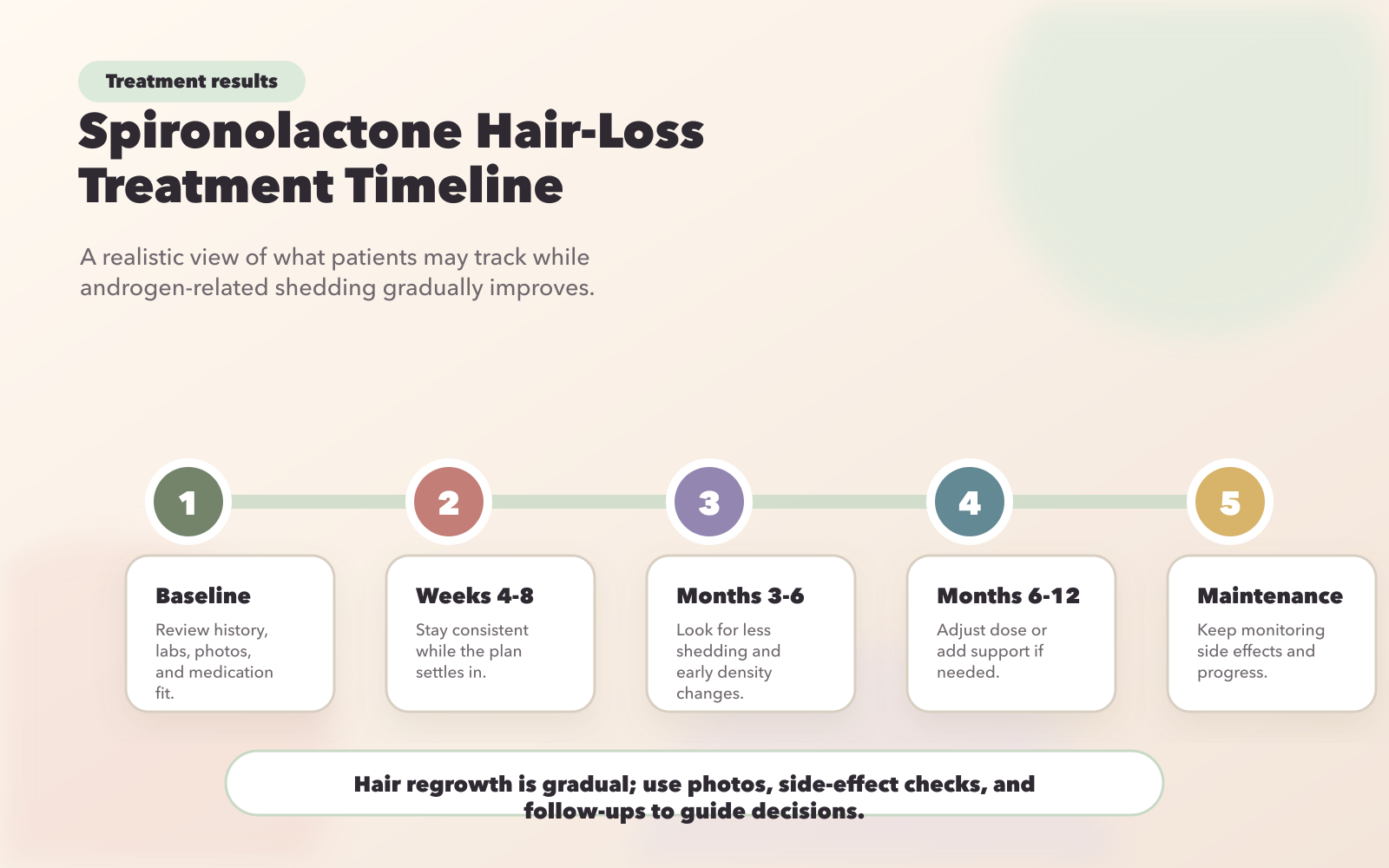 Spironolactone Hair Loss Treatment Timeline and Results